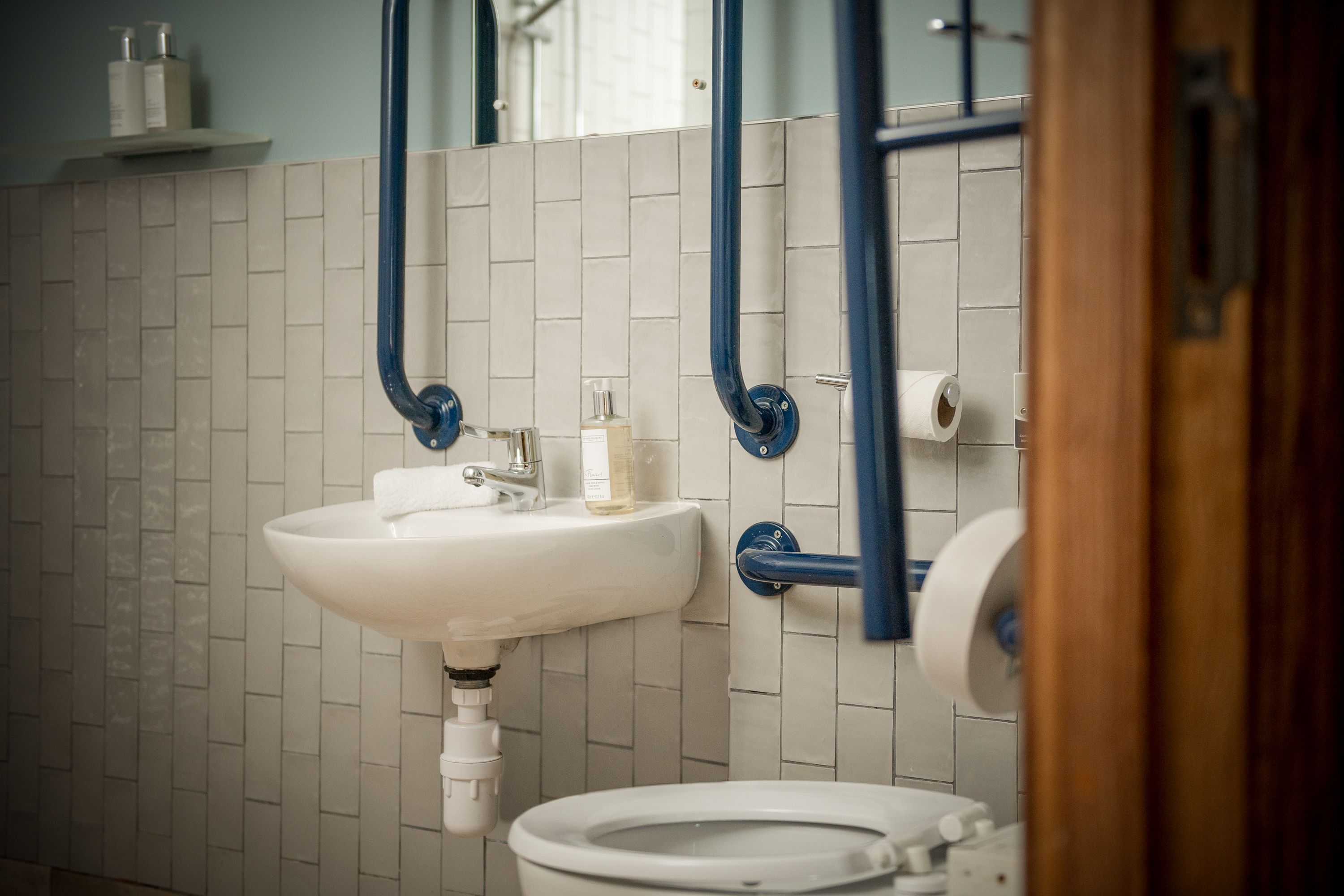 accessible bathroom at the royal heysham