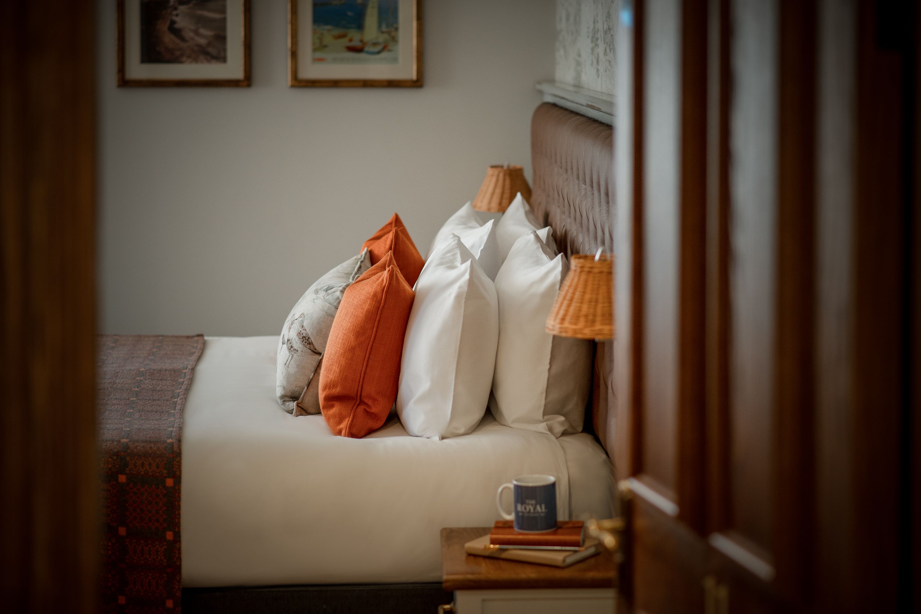 double bedroom at the royal heysham