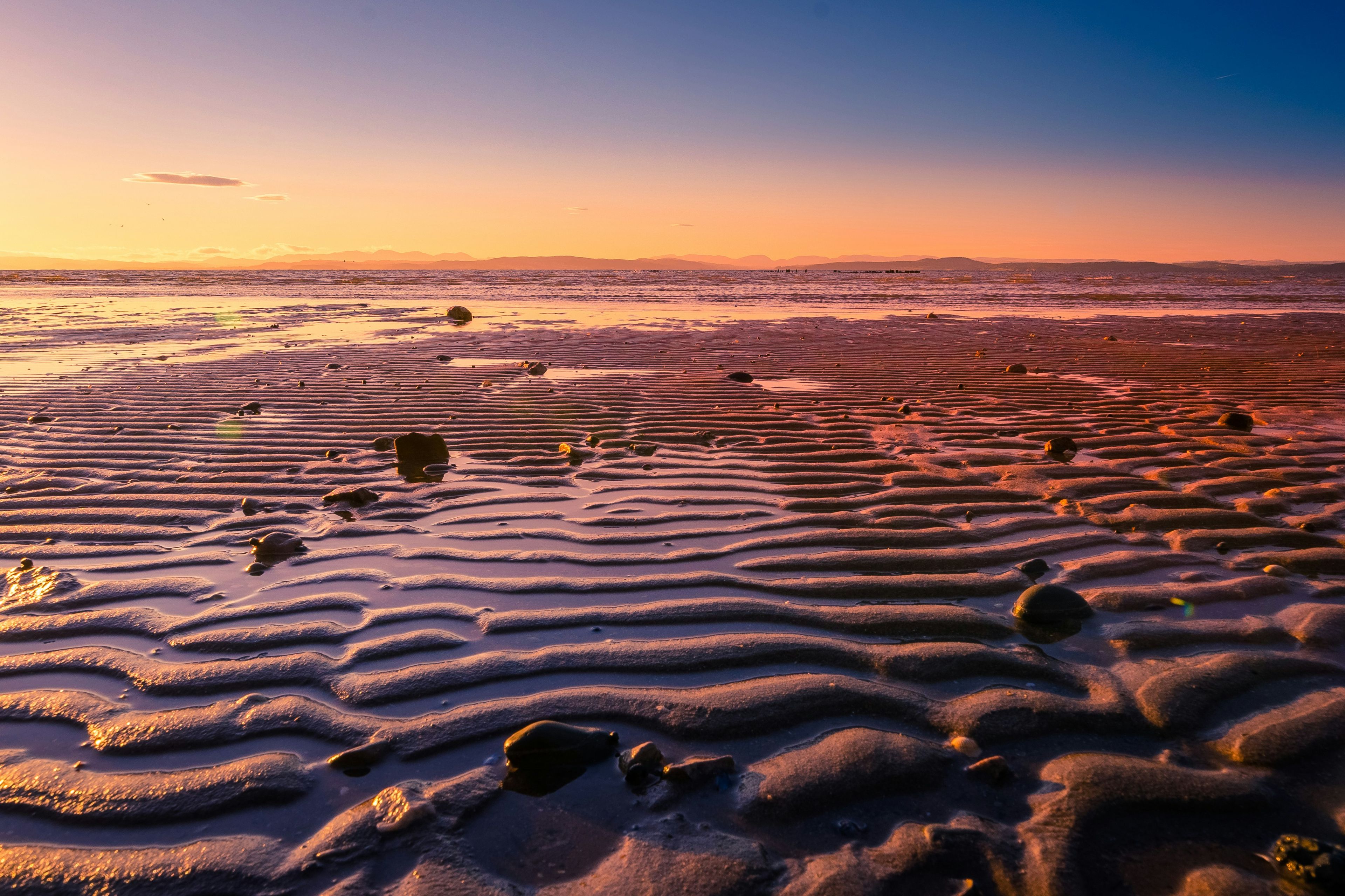 morecambe bay sunset